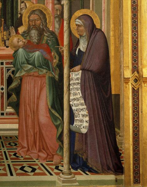 Presentation,Simeon u.Hanna à Ambrogio Lorenzetti