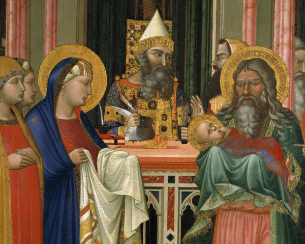 Presentation in Temple à Ambrogio Lorenzetti