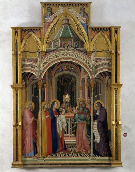 Presentation in Temple à Ambrogio Lorenzetti