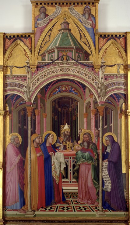 The Presentation in the Temple à Ambrogio Lorenzetti