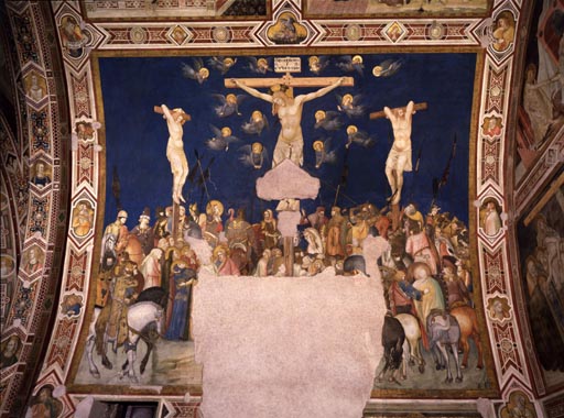 Die Kreuzigung à Ambrogio Lorenzetti