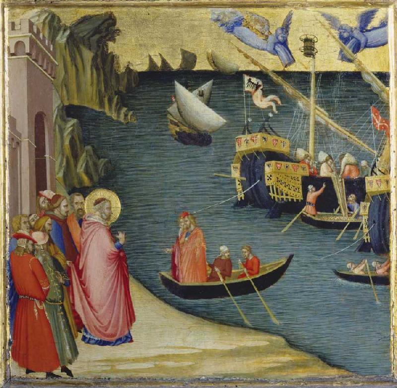 la légende de Saint Nicolas à Ambrogio Lorenzetti