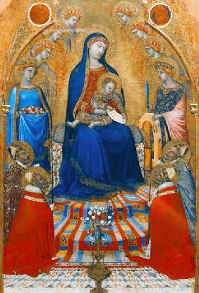 Enthroned Madonna