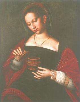 Sainte Marie avec un pot d'onguent