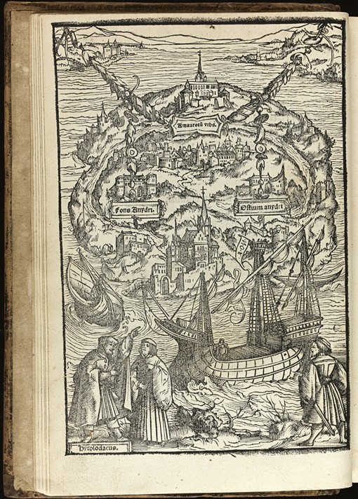 Utopia by Thomas More à Ambrosius Holbein