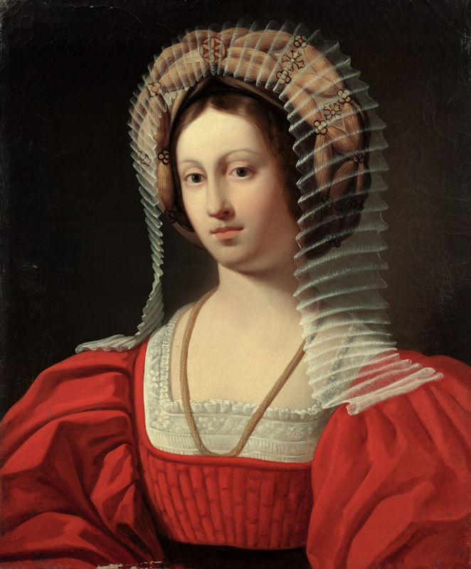 Giovanna I (1326-82) Queen of Naples à Amedee Gras