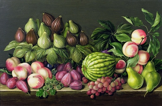 Figs, melon and gooseberries à  Amelia  Kleiser