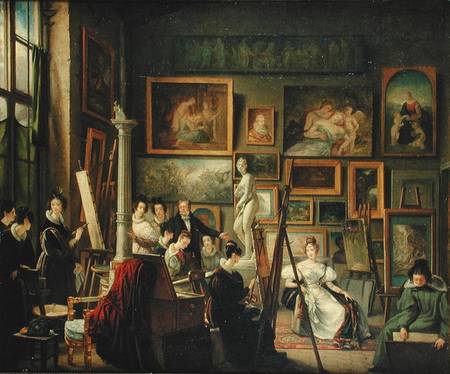 The Artist's Studio à Amelie Legrand de Saint-Aubin