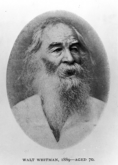 Walt Whitman, photographed in 1889 à Photographe américain