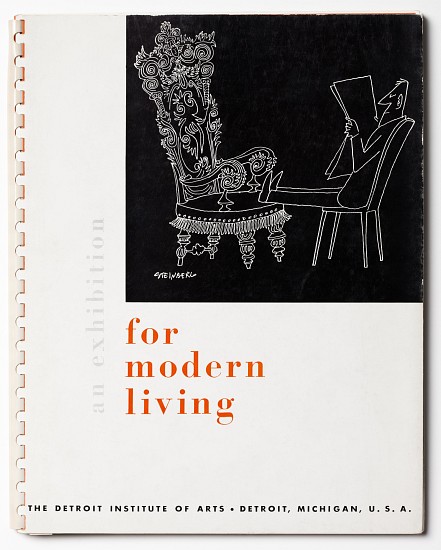 Cover of the catalogue for 'An Exhibition for Modern Living' à Ecole americaine