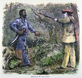 'The Discovery of Nat Turner' (1800-31) (colour litho)