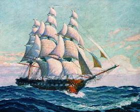 Illustration of USS Constitution