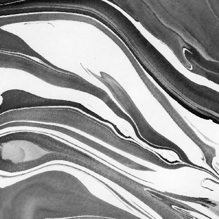 Ink Marbling Black and White 03
