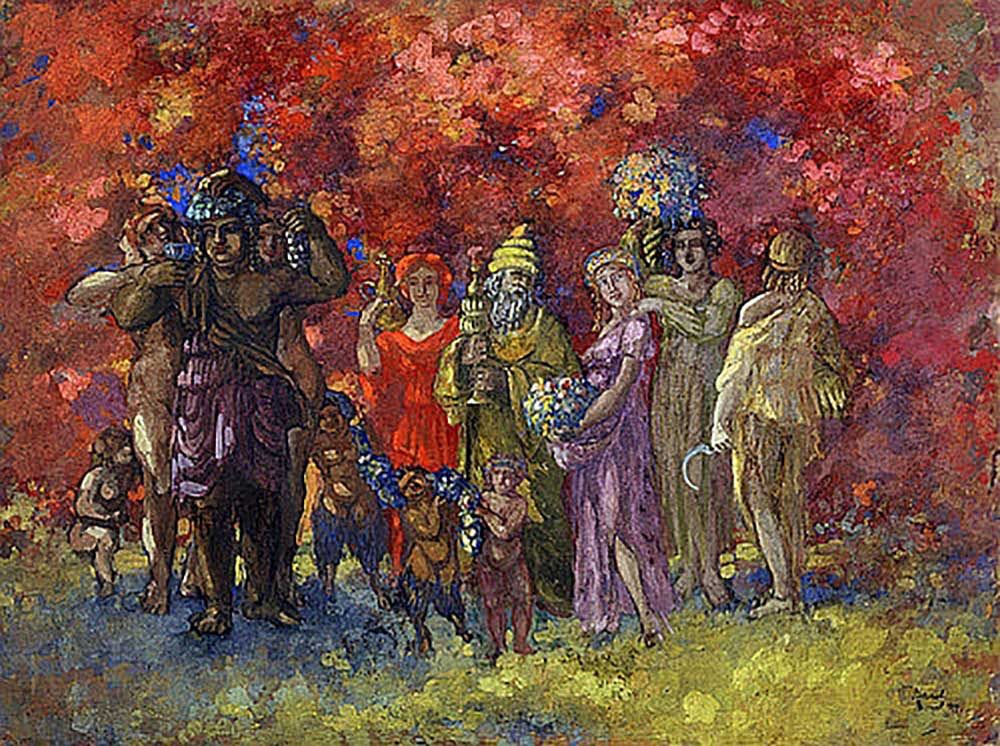 Allegory "Autumn" à Anatoli Afanasiewitsch Arapow