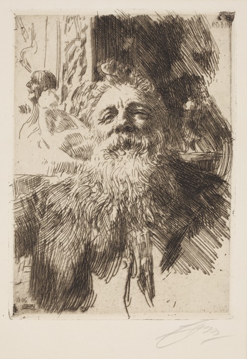 Auguste Rodin à Anders Leonard Zorn