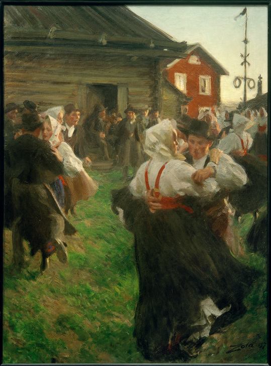 Mittsommernachtstanz à Anders Leonard Zorn