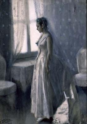The Bride, 1886 (w/c on paper) à Anders Leonard Zorn