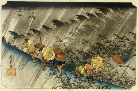 Driving Rain, Shono à Ando oder Utagawa Hiroshige