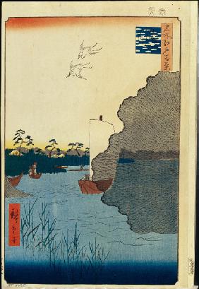 Scattered Pines on the Tone River (One Hundred Famous Views of Edo)