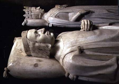 Effigies from the tomb of Charles V the 'Wise' (1338-80) c.1364 à Andre Beauneveu