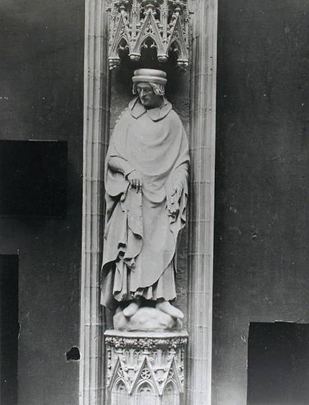 Copy of a statue of Jean Bureau, Sire de la Riviere à Andre Beauneveu