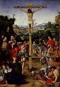 la crucifixion du Christ. à Andrea de Solario