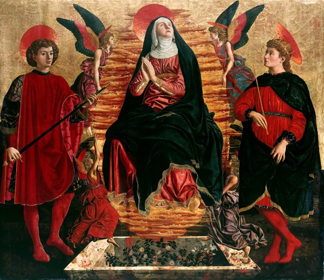Assumption of the Virgin with Saints Julian and Minias à Andrea del Castagno
