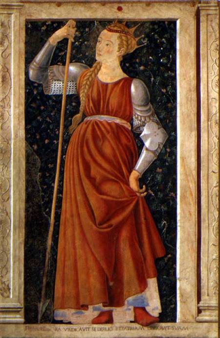 Queen Tomyris, from the Villa Carducci series of famous men and women à Andrea del Castagno