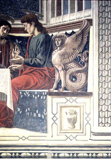 The Last Supper, detail of St. James the Less à Andrea del Castagno