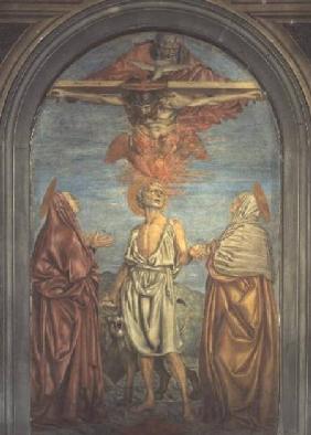Holy Trinity with St. Jerome (fresco)