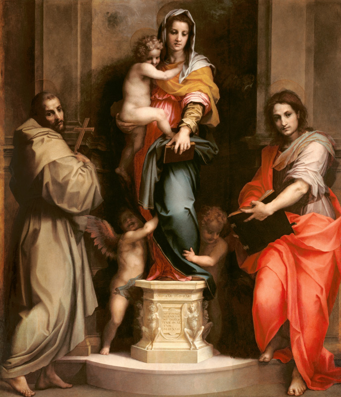 Madonna of the Harpies (Madonna delle Arpie) à Andrea del Sarto