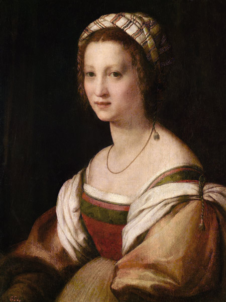 Portrait of a woman à Andrea del Sarto