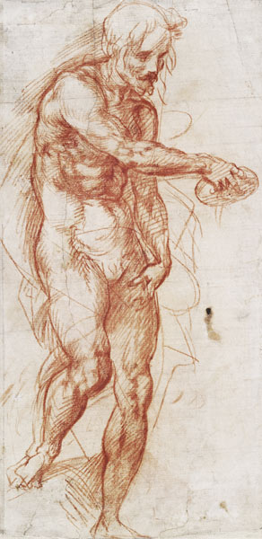 Saint John the Baptist (Study) à Andrea del Sarto