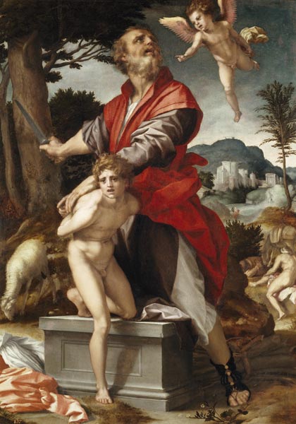 The Sacrifice of Isaac à Andrea del Sarto