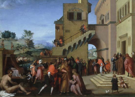 Szenen aus dem Leben des Hl. Josef. à Andrea del Sarto