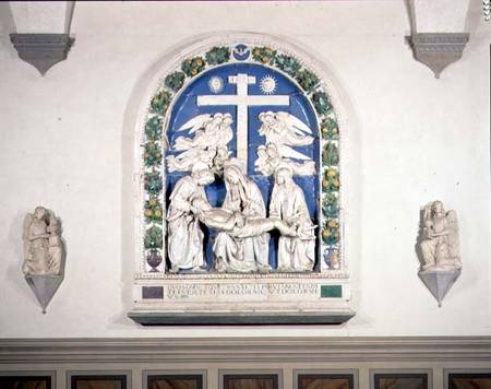 The Deposition  (for detail see 99661) à Andrea Della Robbia