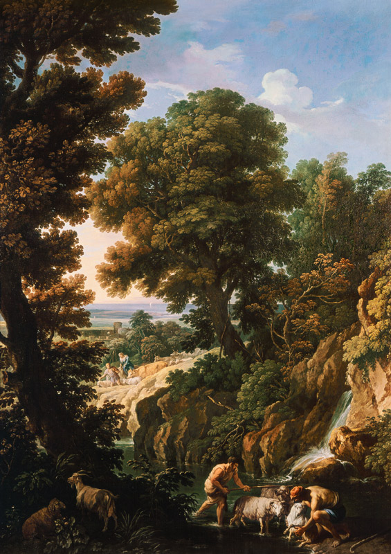 A Landscape with Shepherds à Andrea Locatelli