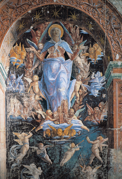 Ascension of Mary à Andrea Mantegna