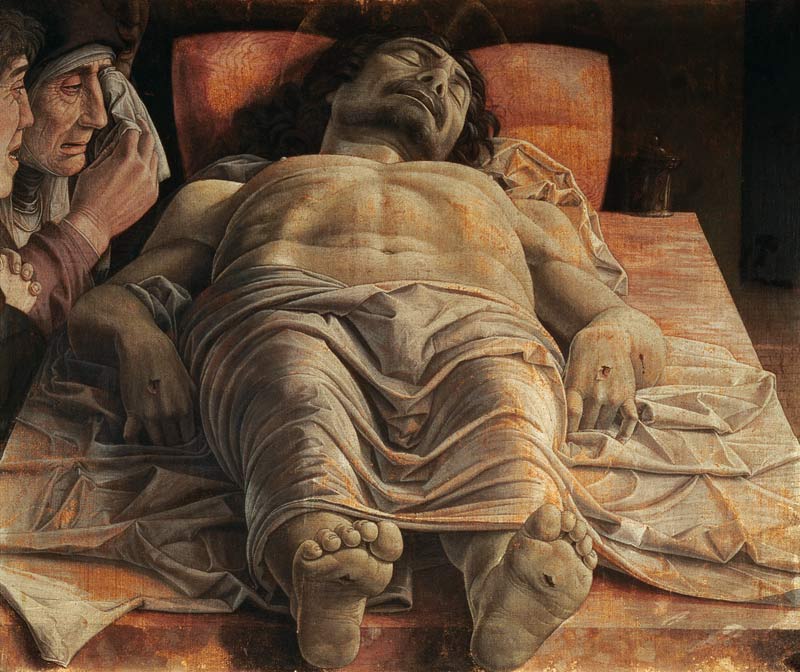 Le Christ mort à Andrea Mantegna