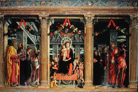 Altarpiece of St. Zeno of Verona à Andrea Mantegna