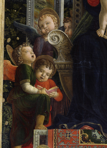 Altar of S. Zeno. Angels à Andrea Mantegna