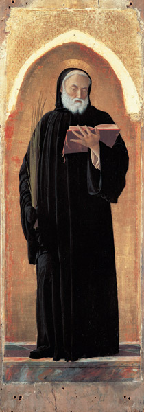 St.Benedict of Nursia à Andrea Mantegna