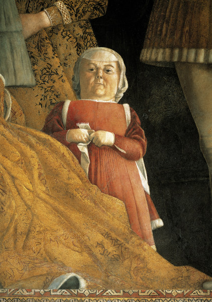 Cam.d.Sposi, Court Dwarf à Andrea Mantegna