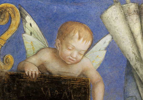 Camera degli Sposi, Putto à Andrea Mantegna