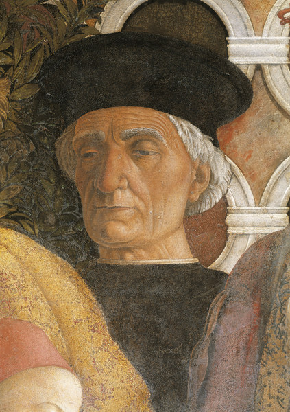 Camera d.Sposi, Vittorino? à Andrea Mantegna