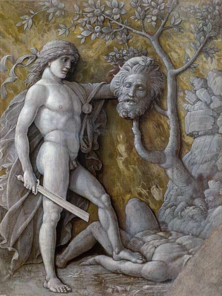 David and Goliath à Andrea Mantegna