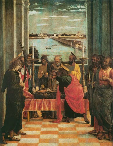 La mort de Marie à Andrea Mantegna