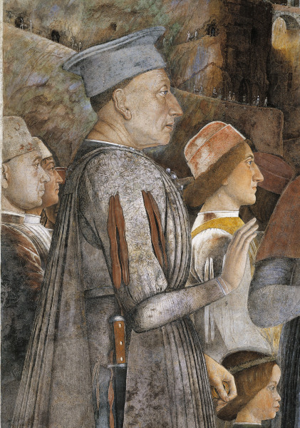 Ludovico Gonzaga, Det., Fresco A.Mantegna à Andrea Mantegna