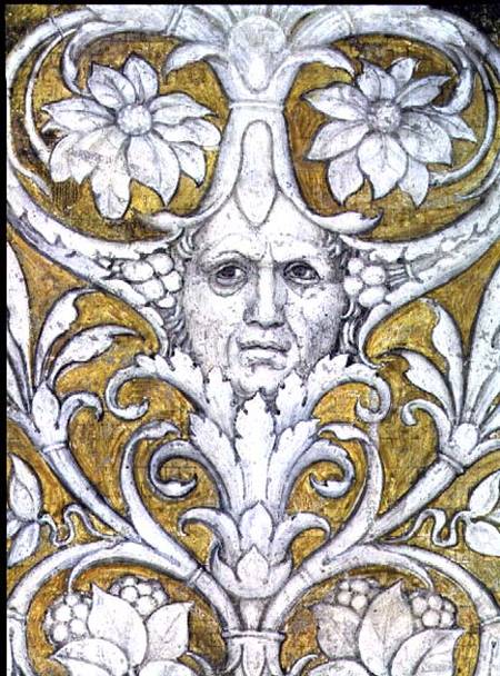 Self portrait incorporated into the decorative frieze of the Camera degli Sposi or Camera Picta à Andrea Mantegna