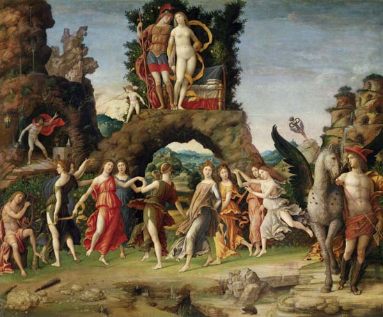 Le parnasse : Mars et Venus à Andrea Mantegna